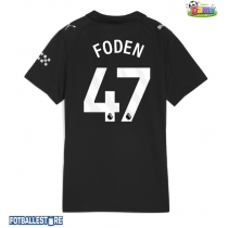 Manchester City Phil Foden #47 Bortedrakt Dame 2025-26 Kortermet
